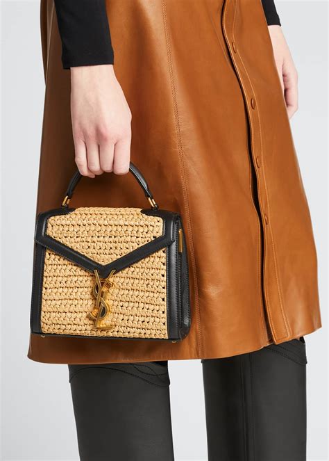 ysl lou raffia bag|ysl cassandra raffia bag.